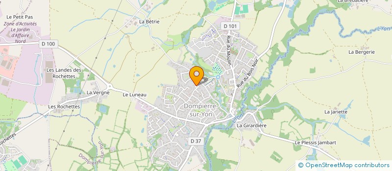 localisation de l'entreprise MONSIEUR JEAN MARC GUYET à DOMPIERRE-SUR-YON