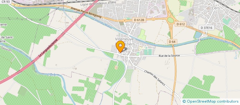localisation de l'entreprise MONSIEUR JEAN-MARC GUYOT  VILLENEUVE-LES-BEZIERS