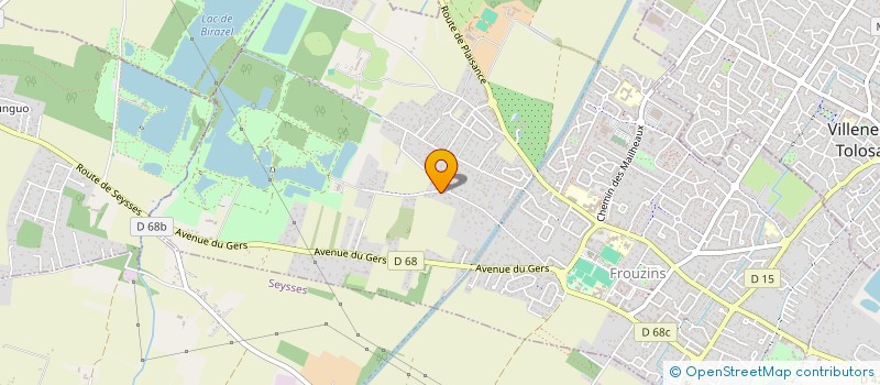 localisation de l'entreprise MONSIEUR JEAN-MARC GUYOT  FROUZINS