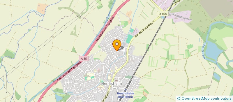 localisation de l'entreprise MONSIEUR JEAN-MARC HADERER  HERRLISHEIM