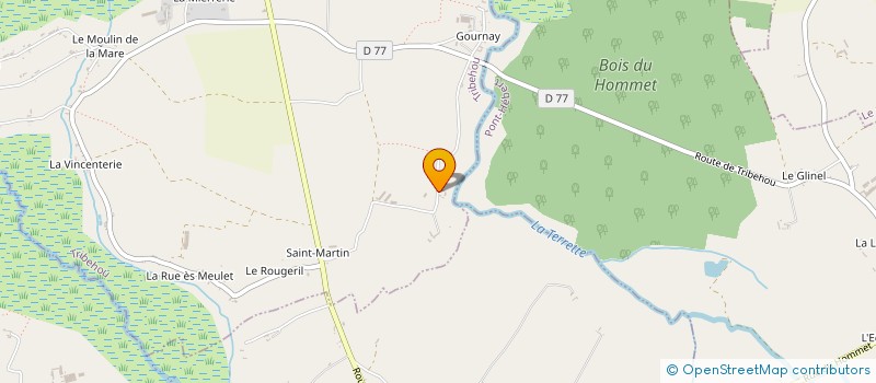 localisation de l'entreprise MONSIEUR JEAN-MARC HELIE  TRIBEHOU