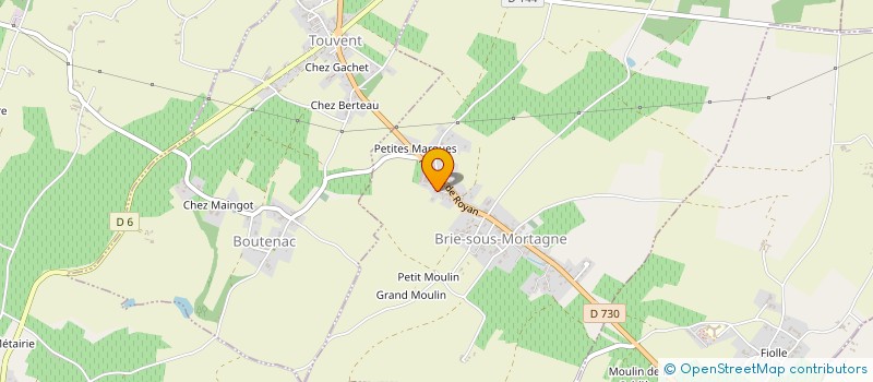 localisation de l'entreprise MONSIEUR JEAN-MARC HERNANDEZ  BRIE-SOUS-MORTAGNE