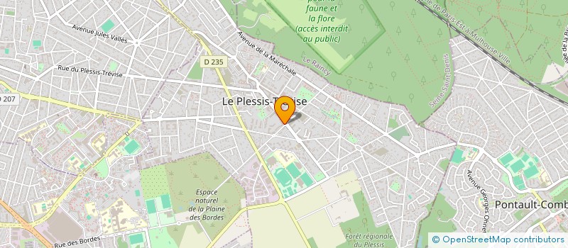 localisation de l'entreprise MONSIEUR JEAN-MARC HERVE à LE PLESSIS-TREVISE