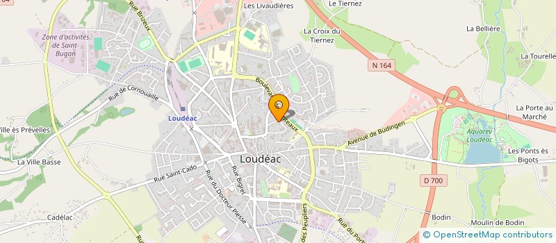 localisation de l'entreprise MONSIEUR JEAN-MARC HOUEDE à LOUDEAC