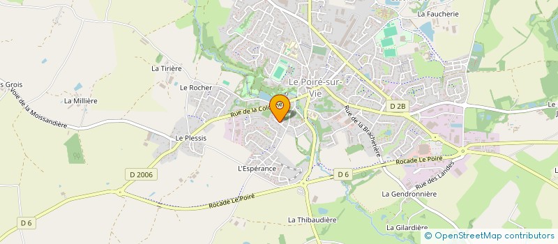 localisation de l'entreprise MONSIEUR JEAN MARC HOUEL  LE POIRE-SUR-VIE