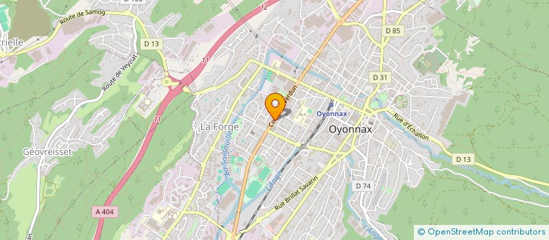 localisation de l'entreprise MONSIEUR JEAN-MARC HOUSSEL à OYONNAX