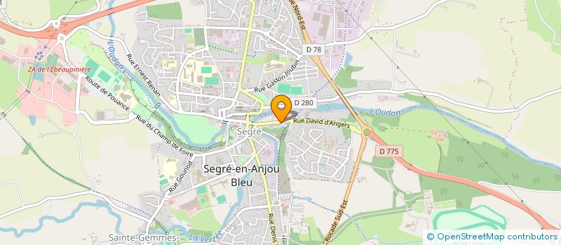 localisation de l'entreprise MONSIEUR JEAN MARC HUCHET à SEGRE-EN-ANJOU BLEU