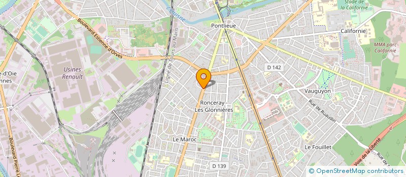 localisation de l'entreprise MONSIEUR JEAN-MARC HUVE à LE MANS