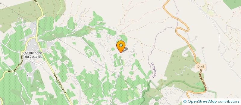 localisation de l'entreprise MONSIEUR JEAN-MARC ISSARTEL  LE CASTELLET