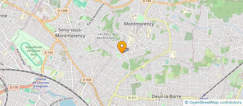 localisation de l'entreprise MONSIEUR JEAN-MARC JAGER  MONTMORENCY