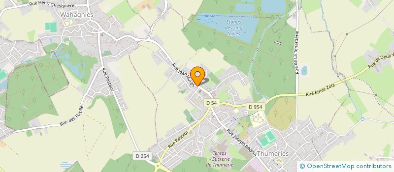 localisation de l'entreprise MONSIEUR JEAN MARC JANIACZYK  THUMERIES