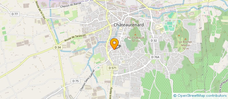 localisation de l'entreprise MONSIEUR JEAN-MARC JANNOTTA  CHATEAURENARD