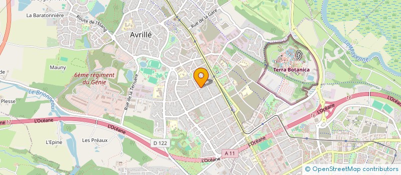 localisation de l'entreprise MONSIEUR JEAN MARC JEANNE  AVRILLE