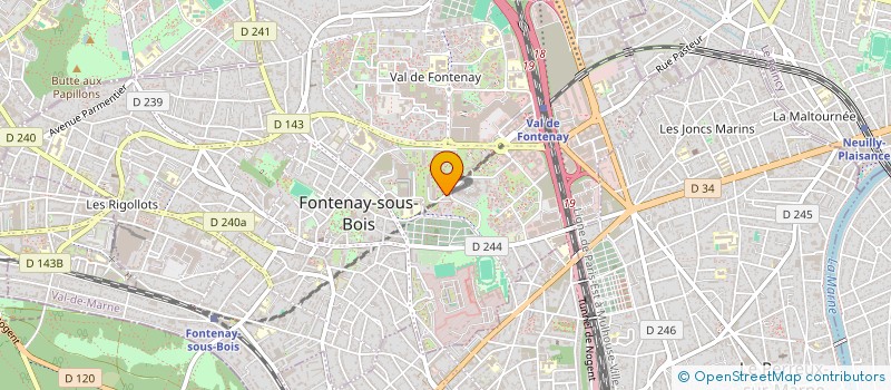 localisation de l'entreprise MONSIEUR JEAN-MARC JOSSET à FONTENAY-SOUS-BOIS