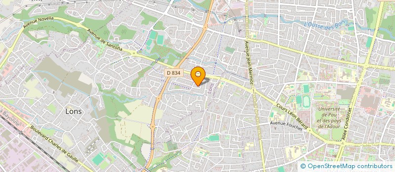 localisation de l'entreprise MONSIEUR JEAN-MARC JOUBIN  BILLERE