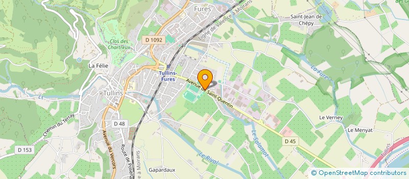 localisation de l'entreprise MONSIEUR JEAN MARC JOUCAVIEL à TULLINS