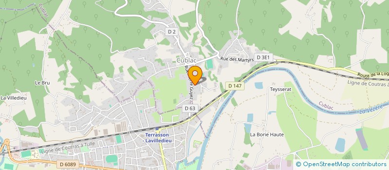 localisation de l'entreprise MONSIEUR JEAN-MARC JUAN  CUBLAC