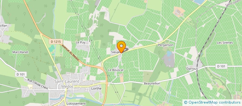 localisation de l'entreprise MONSIEUR JEAN-MARC JUNCA  SAINT-LAURENT-MEDOC