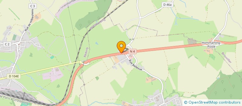 localisation de l'entreprise MONSIEUR JEAN-MARC JUNG  HOMMARTING