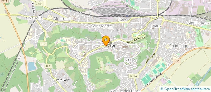 localisation de l'entreprise MONSIEUR JEAN-MARC KACZKA à LAON