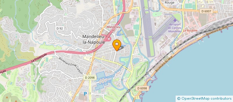 localisation de l'entreprise MONSIEUR JEAN-MARC KACZMAREK  MANDELIEU-LA-NAPOULE