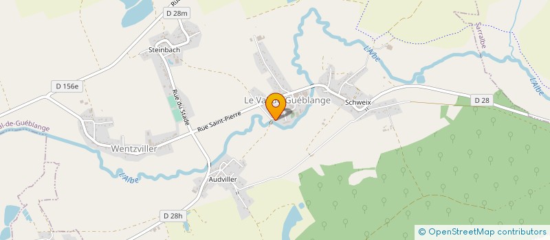 localisation de l'entreprise MONSIEUR JEAN-MARC KELLER  LE VAL-DE-GUEBLANGE