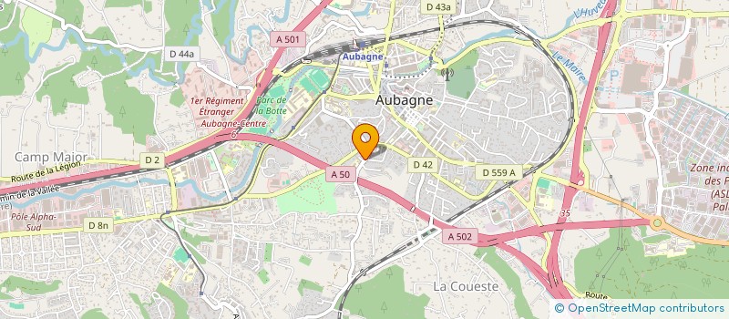 localisation de l'entreprise MONSIEUR JEAN-MARC KERAUDREN à AUBAGNE