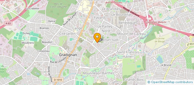 localisation de l'entreprise MONSIEUR JEAN MARC KERLEAU  GRADIGNAN