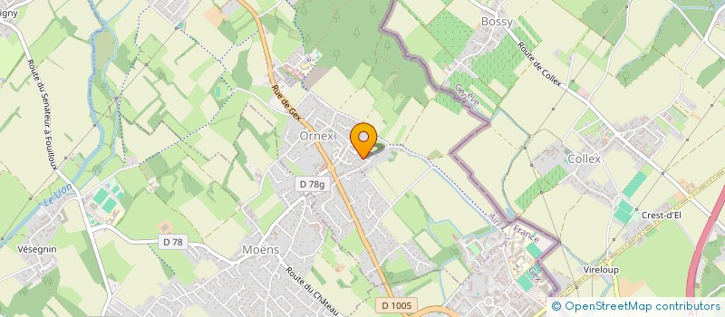 localisation de l'entreprise MONSIEUR JEAN-MARC KLOPFENSTEIN à ORNEX