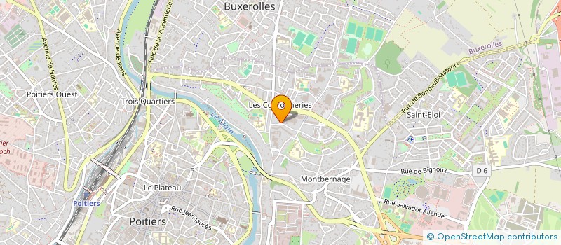 localisation de l'entreprise MONSIEUR JEAN-MARC LA ROCCA  POITIERS