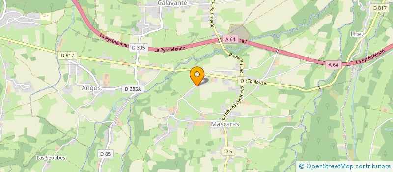 localisation de l'entreprise MONSIEUR JEAN-MARC LACASSAGNE  MASCARAS