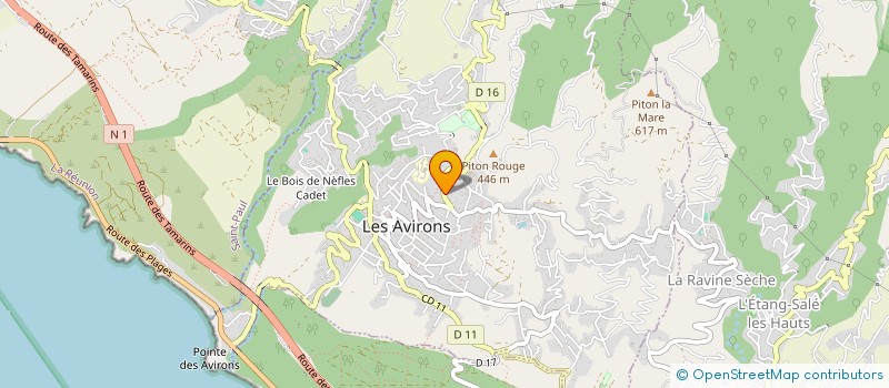 localisation de l'entreprise MONSIEUR JEAN MARC LACAZE à LES AVIRONS