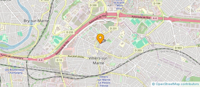 localisation de l'entreprise MONSIEUR JEAN-MARC LAHEURTE  VILLIERS-SUR-MARNE