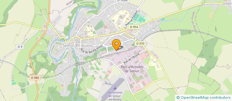 localisation de l'entreprise MONSIEUR JEAN MARC LAJEANNE  SEMUR-EN-AUXOIS