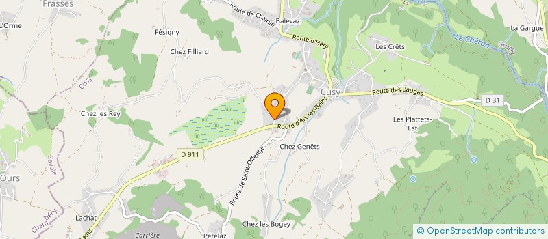 localisation de l'entreprise MONSIEUR JEAN-MARC LALIVE  CUSY