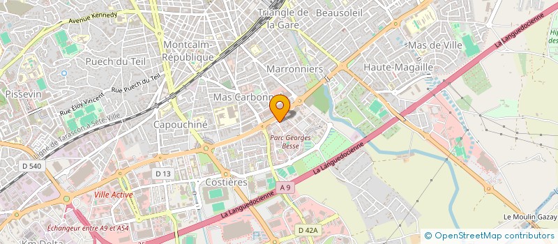 localisation de l'entreprise MONSIEUR JEAN MARC LANLIGNEL  NIMES