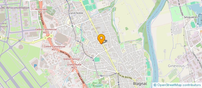 localisation de l'entreprise MONSIEUR JEAN-MARC LANTOURNE  BLAGNAC