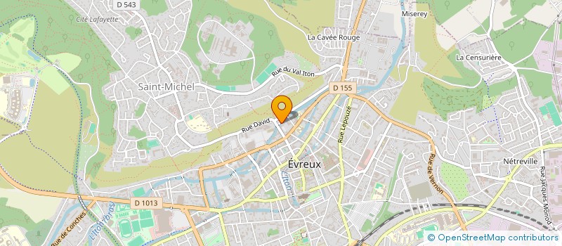 localisation de l'entreprise MONSIEUR JEAN-MARC LASEUR  EVREUX