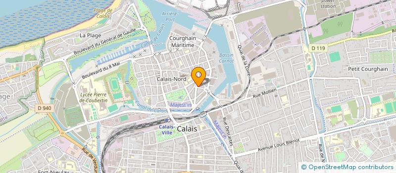 localisation de l'entreprise MONSIEUR JEAN MARC LASSALLE  CALAIS