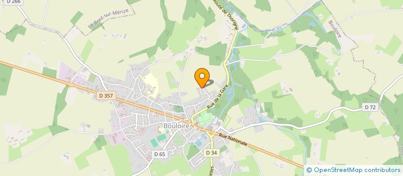 localisation de l'entreprise MONSIEUR JEAN MARC LAUHON  BOULOIRE