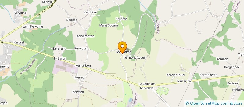 localisation de l'entreprise MONSIEUR JEAN-MARC LE CREN à LOCOAL-MENDON