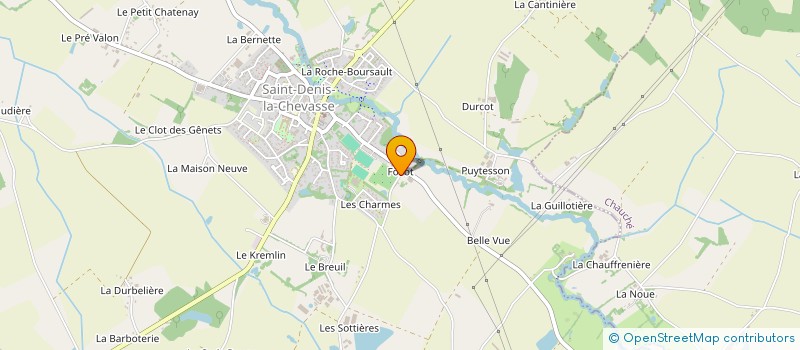 localisation de l'entreprise MONSIEUR JEAN-MARC LE FUR  SAINT-DENIS-LA-CHEVASSE