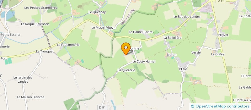 localisation de l'entreprise MONSIEUR JEAN MARC LE GUENNEC  SAINT-CLAIR-SUR-L'ELLE