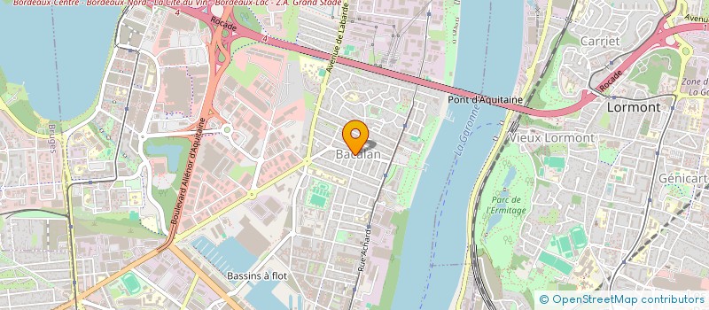 localisation de l'entreprise MONSIEUR JEAN-MARC LE HEN  BORDEAUX