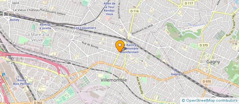 localisation de l'entreprise MONSIEUR JEAN-MARC LE HUNSEC  VILLEMOMBLE