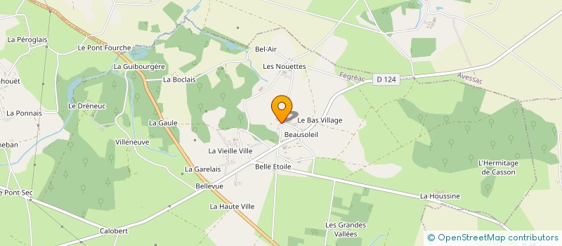 localisation de l'entreprise MONSIEUR JEAN MARC LE MEUR à FEGREAC