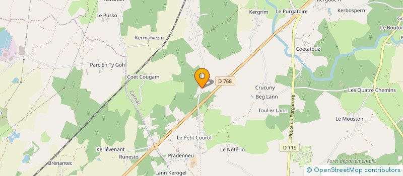 localisation de l'entreprise MONSIEUR JEAN-MARC LE NORCY  CARNAC