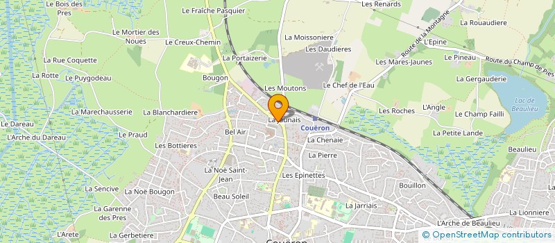 localisation de l'entreprise MONSIEUR JEAN-MARC LE RAY à COUERON