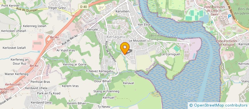 localisation de l'entreprise MONSIEUR JEAN-MARC LE STER à QUIMPER