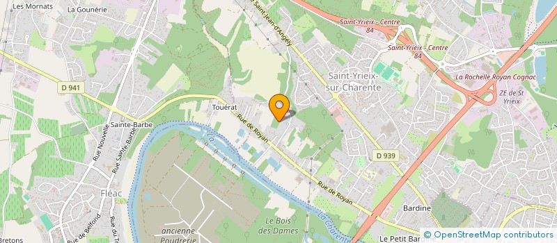 localisation de l'entreprise MONSIEUR JEAN MARC LE STUNFF  SAINT-YRIEIX-SUR-CHARENTE